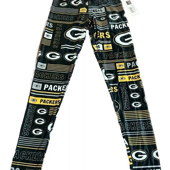 Green Bay Packers NFL Zubaz Apparel Women's Logo Legging Medium Brand New - Picture 1 of 4